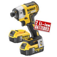 DEWALT DCF887P2 18VOLT/5.0AH Lİ-İON ÇİFT AKÜLÜ KÖMÜRSÜZ PROFESYONEL DARBELİ TORNAVİDA